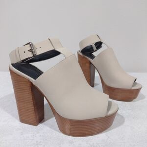 Rebecca Minkoff Ivory Platform Heels – Size 8.5